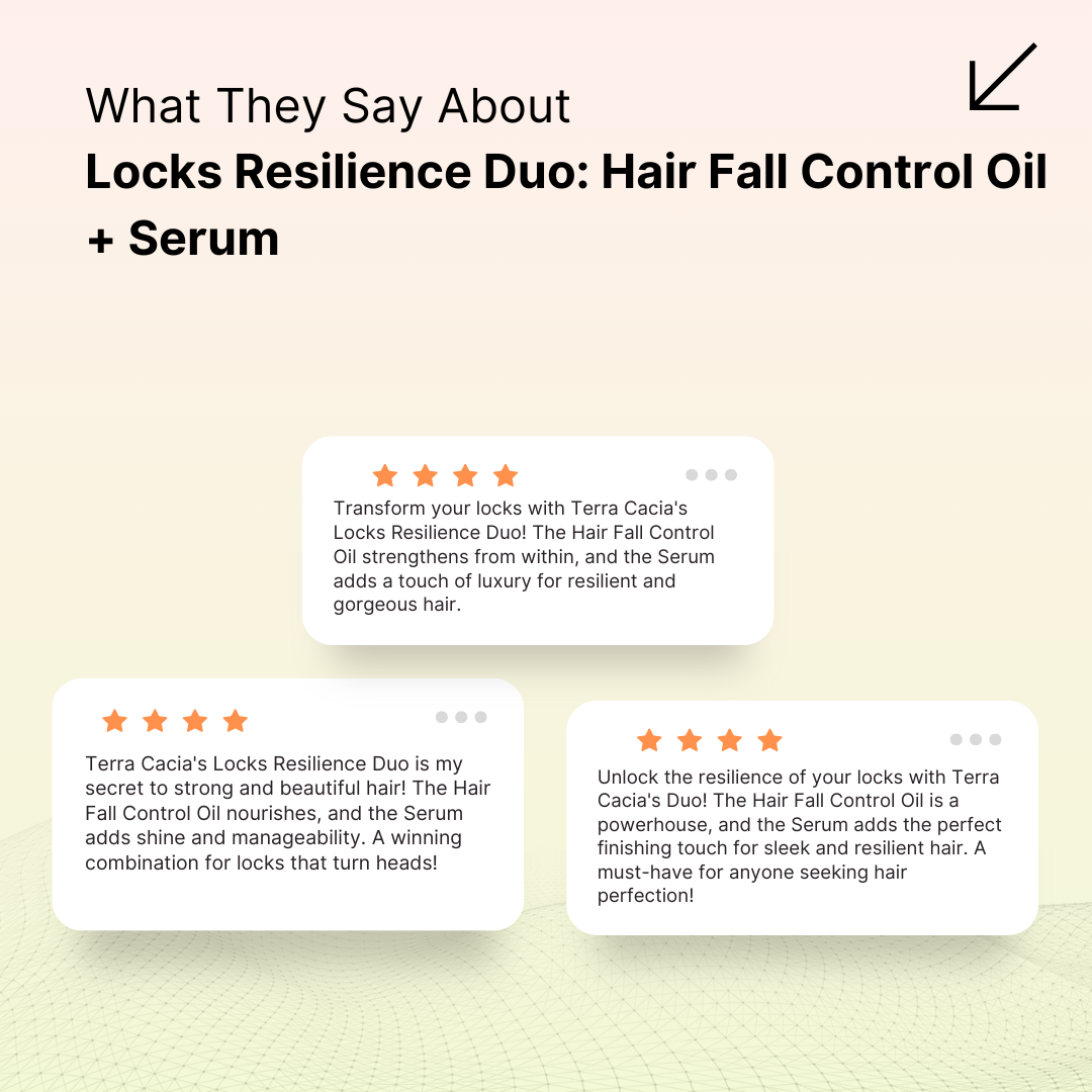 Locks Resilience Duo: Hair Fall Control Oil + Serum