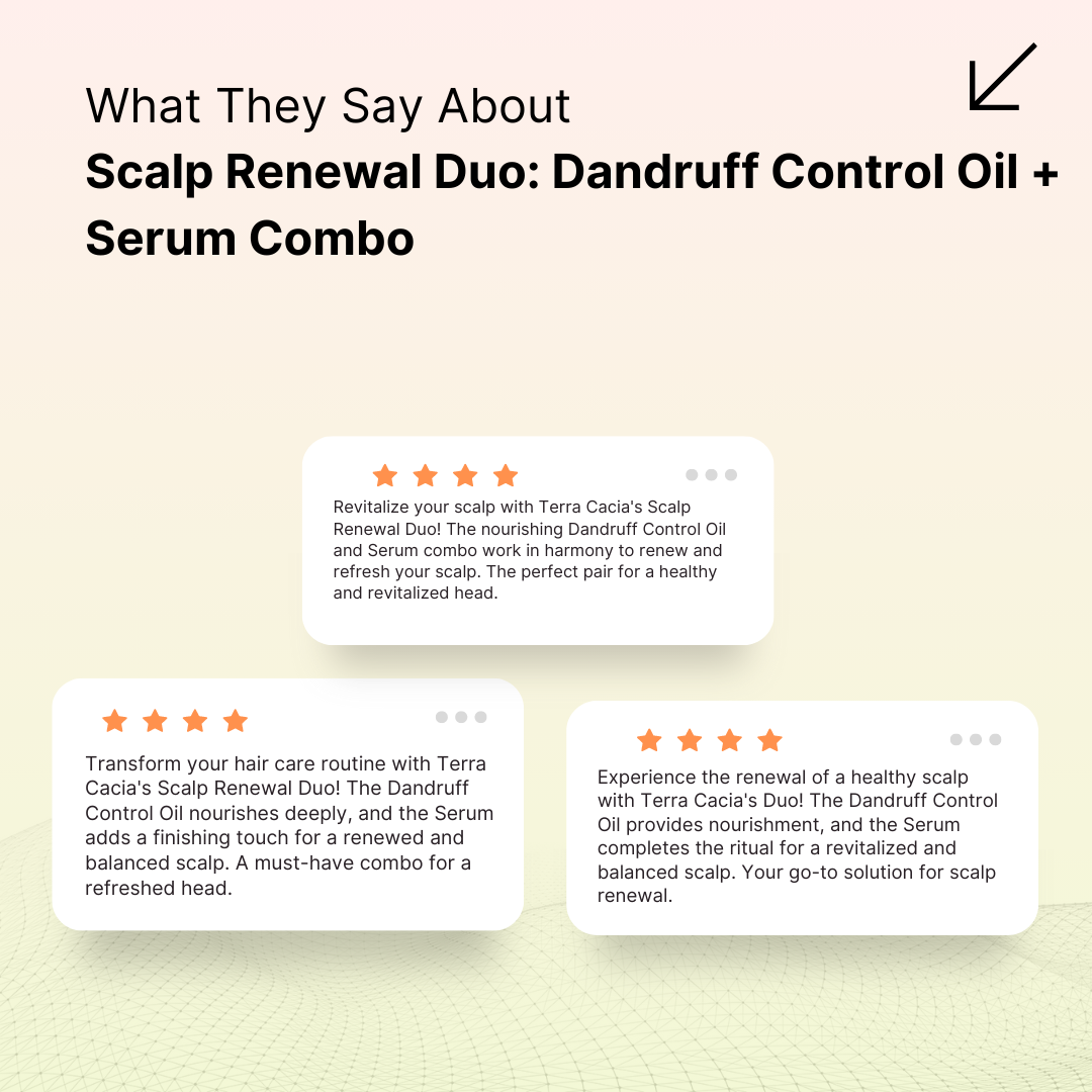 Scalp Renewal Duo: Dandruff Control Oil + Serum Combo