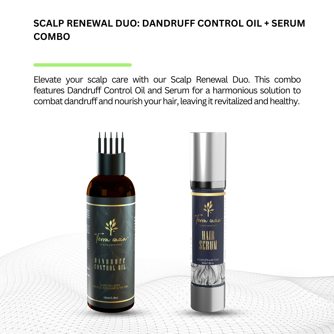 Scalp Renewal Duo: Dandruff Control Oil + Serum Combo